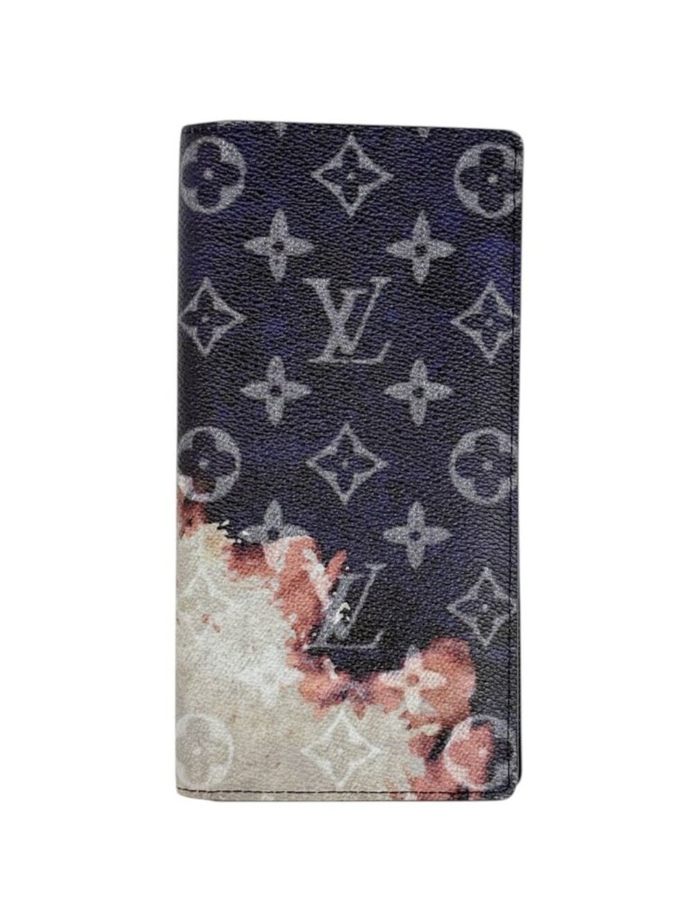Louis Vuitton Portefeuille Brazza NM Wallet Monogram Bleached Navy